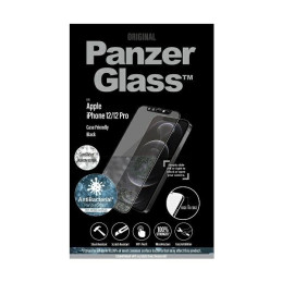 PanzerGlass E2E mikrolūžių antibakterinis stiklas su Swarovsky Crystal kameros dangteliu, skirtas iPhone 12/ 12 Pro – su...