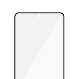 PanzerGlass E2E Microfracture antibakterinis stiklas, skirtas Samsung Galaxy S21 FE - su juodu rėmeliu