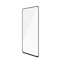 PanzerGlass E2E Microfracture antibakterinis stiklas, skirtas Samsung Galaxy S21 FE - su juodu rėmeliu