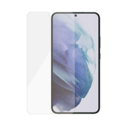 PanzerGlass E2E Microfracture antibakterinis stiklas, skirtas Samsung Galaxy S22+ - su juodu rėmeliu