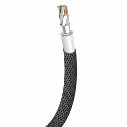 Baseus Yiven audinio pintas USB kabelis / Lightning 1,2M juodas (CALYW-01)