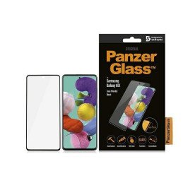 PanzerGlass E2E Įprastas grūdintas stiklas, skirtas Samsung Galaxy A51 - su juodu rėmeliu