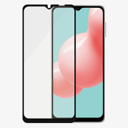 PanzerGlass E2E Įprastas grūdintas stiklas, skirtas Samsung Galaxy A33 5G - su juodu rėmeliu