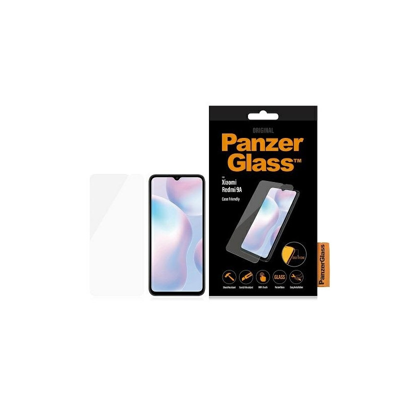 PanzerGlass E2E Įprastas grūdintas stiklas, skirtas Xiaomi Redmi 9A