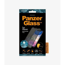 PanzerGlass E2E Super+ privatumo grūdintas stiklas, skirtas iPhone XR / 11 - su juodu rėmeliu