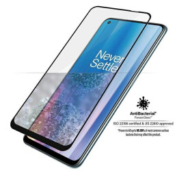 PanzerGlass E2E Super+ grūdintas stiklas ant OnePlus Nord CE 2 – su juodu rėmeliu