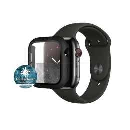 PanzerGlass viso korpuso dėklas, skirtas Apple Watch 4/ 5/ 6/ SE 44 mm – juodas