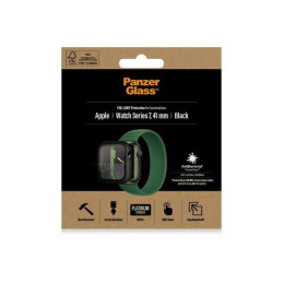 PanzerGlass viso korpuso dėklas, skirtas Apple Watch 7/ 8 41 mm – juodas