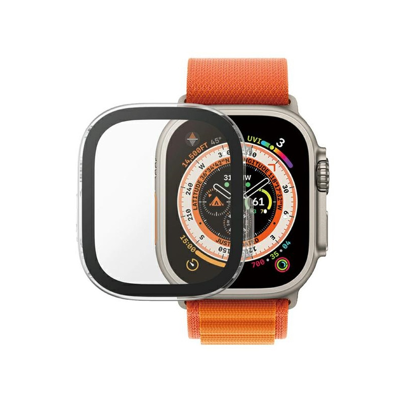 PanzerGlass Full Body dėklas Apple Watch Ultra 49mm - skaidrus