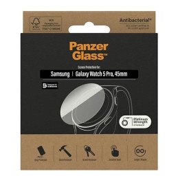 Antibakterinė PanzerGlass ekrano apsauga, skirta Samsung Galaxy Watch Classic 5 Pro 45 mm