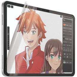Antibakterinė PanzerGlass GraphicPaper folija su akinimo filtru, skirta iPad Air 13" 2024 / iPad 10,9"