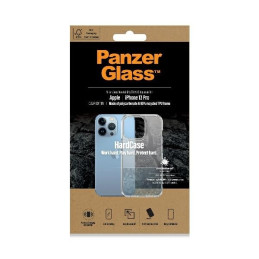 PanzerGlass HardCase antibakterinis karinio lygio sertifikuotas dėklas skirtas iPhone 13 Pro - skaidrus