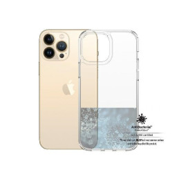 PanzerGlass HardCase antibakterinis karinio lygio sertifikuotas dėklas, skirtas iPhone 13 Pro Max - skaidrus
