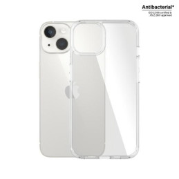 PanzerGlass HardCase antibakterinis karinio lygio sertifikuotas dėklas, skirtas iPhone 14/ 15/ 13 – skaidrus