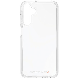PanzerGlass HardCase dėklas su D3O® Bio ir karinio lygio sertifikatu, skirtas Samsung Galaxy A15 / A15 5G – skaidrus