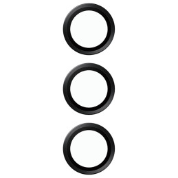 „PanzerGlass Hoops“ fotoaparato apsauga, skirta Samsung Galaxy A15 / A15 5G – su juodu rėmeliu