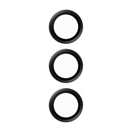 „PanzerGlass Hoops“ fotoaparato apsauga, skirta Samsung Galaxy A35 5G – su juodu rėmeliu