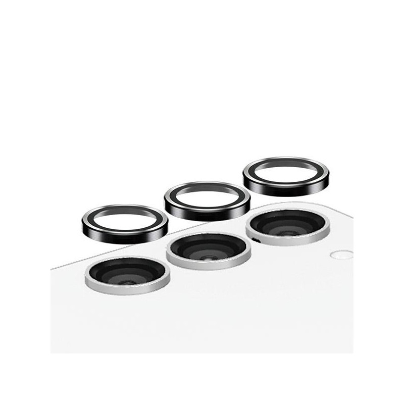 PanzerGlass Hoops Kameros apsauga Samsung Galaxy S23 FE - su juodu rėmeliu