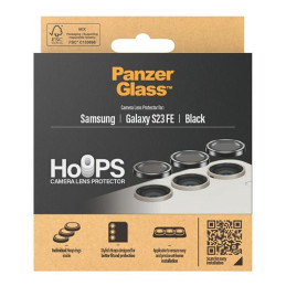 PanzerGlass Hoops Kameros apsauga Samsung Galaxy S23 FE - su juodu rėmeliu