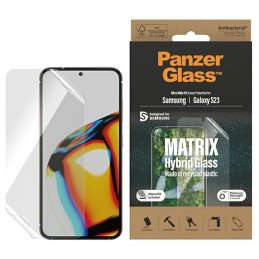 PanzerGlass Matrix hibridinis stiklas su padėties reguliatoriumi, skirtas Samsung Galaxy S23