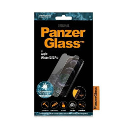 PanzerGlass Pro Standard Super+ antibakterinis grūdintas stiklas, skirtas iPhone 12 / 12 Pro