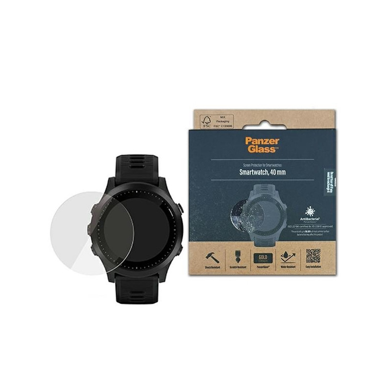 PanzerGlass SmartWatch ekrano apsauga 40 mm išmaniesiems laikrodžiams