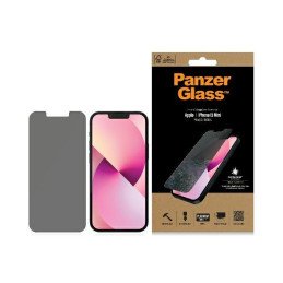 PanzerGlass Standard Super+ antibakterinis privatizuojantis grūdintas stiklas, skirtas iPhone 13 mini