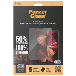 PanzerGlass Ultra-Wide Fit antibakterinis grūdintas stiklas, skirtas iPad Pro 11" 2018-2022 / Air 10,9" 2020-2022