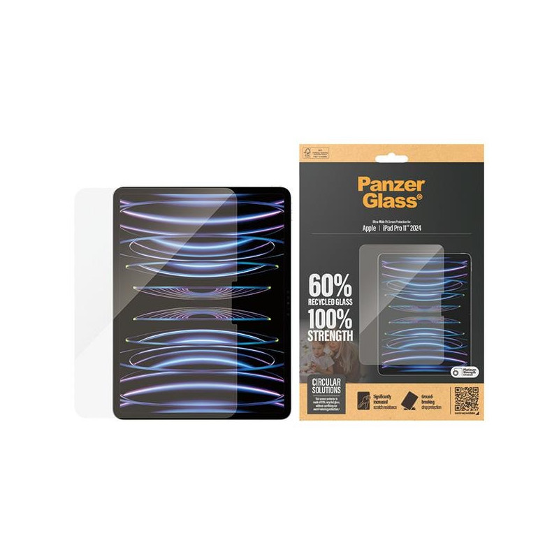 PanzerGlass Ultra-Wide Fit grūdintas stiklas, skirtas iPad Pro 11" 2024