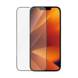 PanzerGlass Ultra-Wide Fit antibakterinis grūdintas stiklas su akinimo filtru ir padėties nustatymo įtaisu, skirtas iPho...