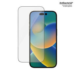 PanzerGlass Ultra-Wide Fit antibakterinis grūdintas stiklas, skirtas iPhone 14 Pro