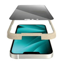 „PanzerGlass Ultra-Wide Fit“ grūdinto stiklo antibakterinis privatumas su padėties įtaisu, skirtu „iPhone 14 Plus“ / „13...