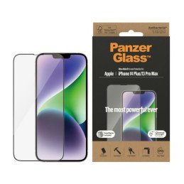 PanzerGlass Ultra-Wide Fit antibakterinis grūdintas stiklas su padėties įtaisu, skirtas iPhone 14 Plus / 13 Pro Max