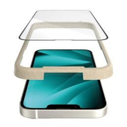 PanzerGlass Ultra-Wide Fit antibakterinis grūdintas stiklas su padėties įtaisu, skirtas iPhone 14 Plus / 13 Pro Max