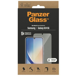 PanzerGlass Ultra-Wide Fit grūdintas stiklas, skirtas Samsung Galaxy A34 5G