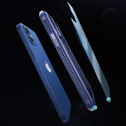 Joyroom Fregate Series šarvuotas patvarus dėklas, skirtas iPhone 12 Pro Max mėlynas (JR-BP772)