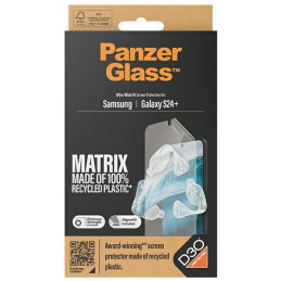 PanzerGlass Ultra-Wide Fit grūdintas stiklas su D3O® su aplikatoriumi, skirtas Samsung Galaxy S24+