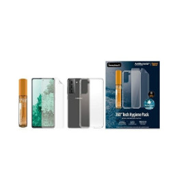 PanzerGlass apsaugos rinkinys, skirtas Samsung Galaxy S21 TPU plėvelė + ClearCase + valymo skystis 30 ml