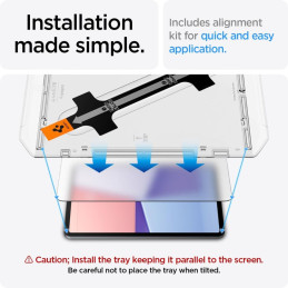 Spigen Glas.tR EZ Fit grūdintas stiklas, skirtas iPad Air 13" 2024 m