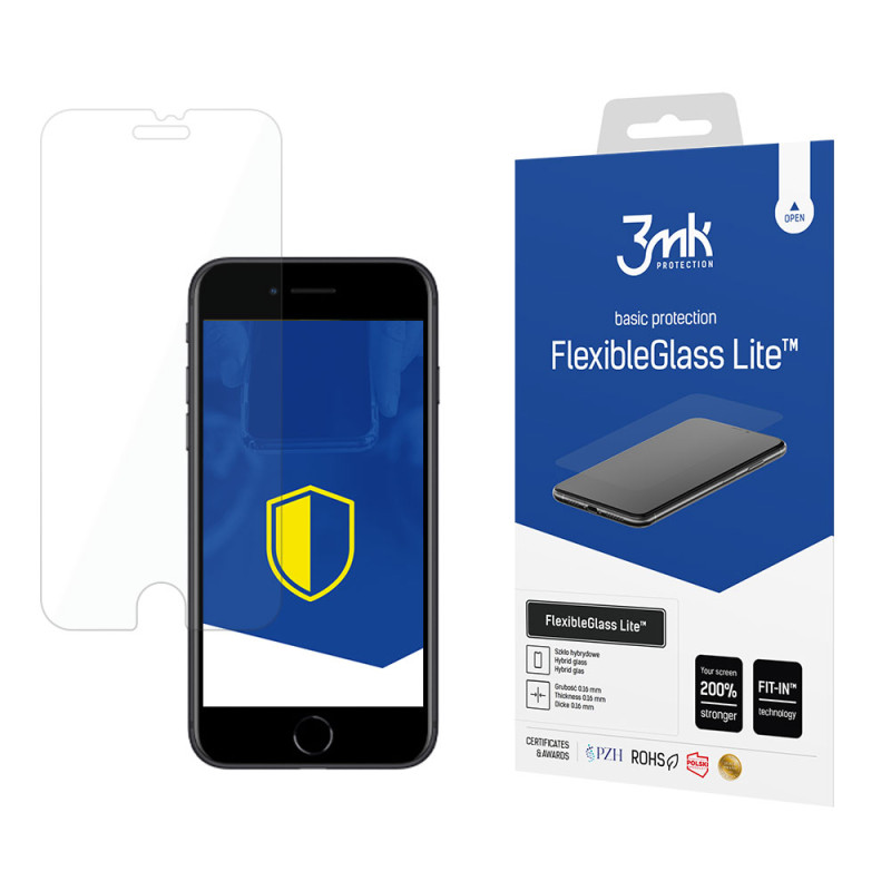 3mk FlexibleGlass Lite™ hibridinis stiklas, skirtas iPhone SE