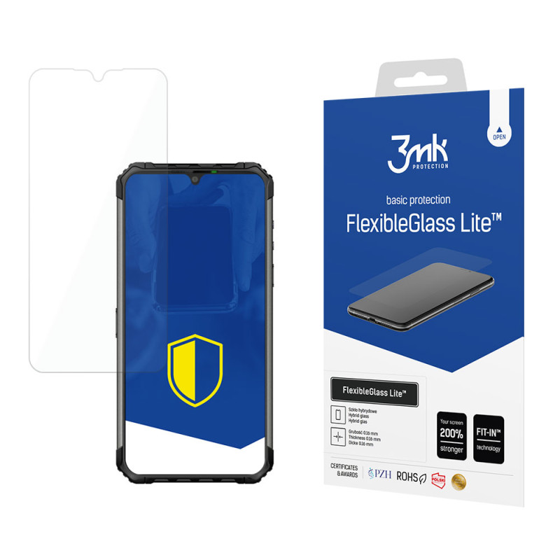 3mk FlexibleGlass Lite™ hibridinis stiklas, skirtas Ulefone Armor 7/ 7e