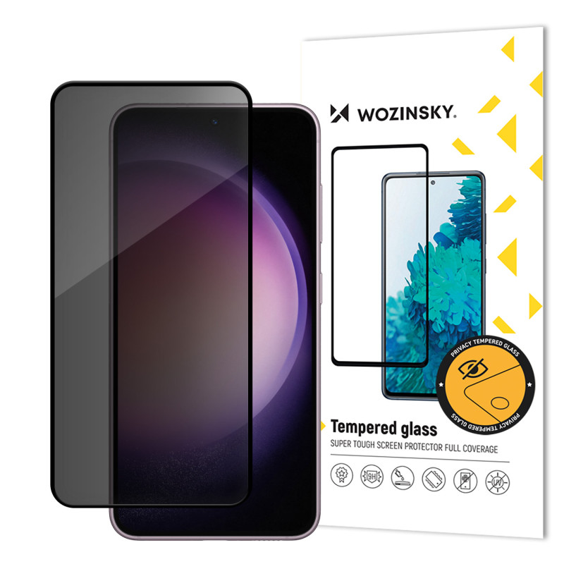 Wozinsky Privacy Glass grūdintas stiklas su anti-spy filtru, skirtas Samsung Galaxy S24+
