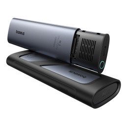 Baseus FlyJoy M.2 NVMe 10 Gb/ s SSD lizdas – pilka