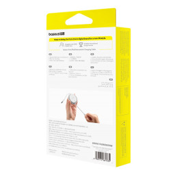 Baseus Free2Pull ištraukiamas USB-C / Lightning kabelis 20W 1m - baltas
