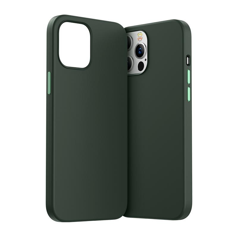 Joyroom Color Series apsauginis dėklas iPhone 12 mini žaliam (JR-BP798)