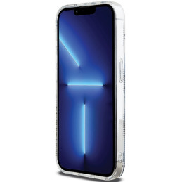 Karl Lagerfeld IML Choupette Head & Monogram dėklas, skirtas iPhone 15 Pro - skaidrus
