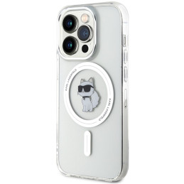 Karl Lagerfeld IML Choupette MagSafe dėklas iPhone 13 Pro Max - skaidrus