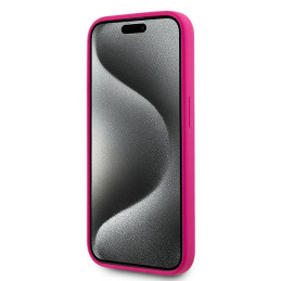 Karl Lagerfeld Silicone Choupette Head MagSafe dėklas iPhone 15 Pro Max - rožinis