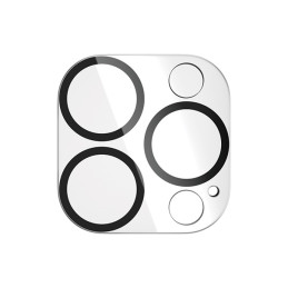 PanzerGlass Bundle 3in1 rinkinys permatomas dėklas + folija + fotoaparato dangtelis, skirtas iPhone 15 Pro Max