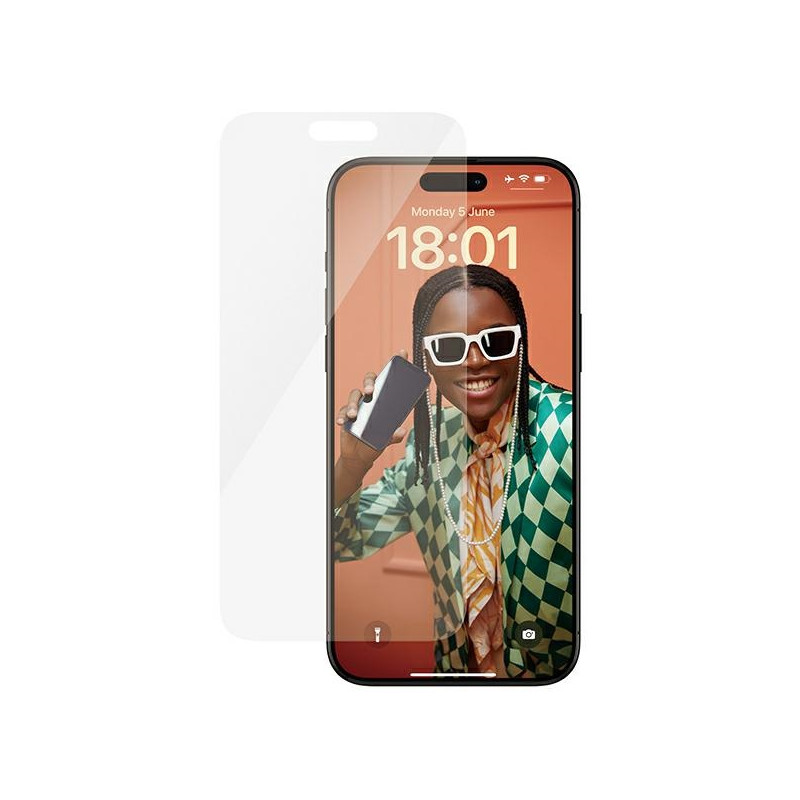 PanzerGlass Classic Fit stiklas skirtas iPhone 15 Pro Max